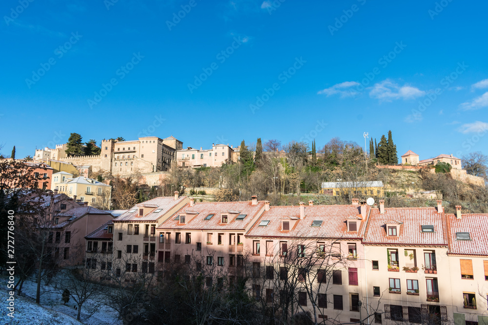 panoramic view of houses in the city