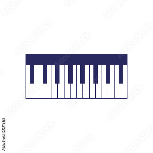 Pianino, piano keyboard icon .
