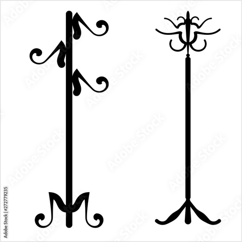 Coat Stand Icon Design photo