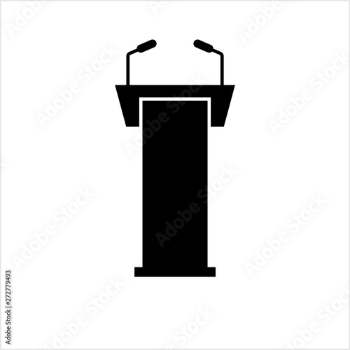 Podium Icon, Dias Icon, Tribune Icon