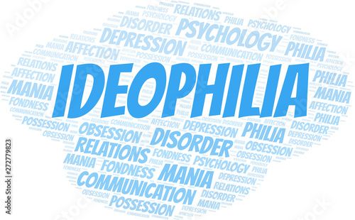 Ideophilia word cloud. Type of Philia.