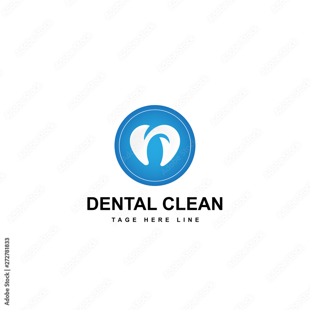 dental clean logo template
