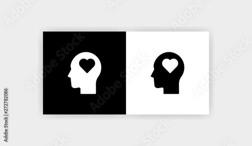 MENTAL HEALTH Icon Flat Graphic Design