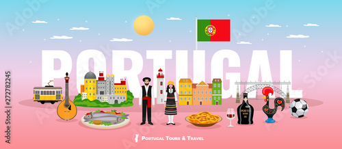 Portugal Tourism Concept