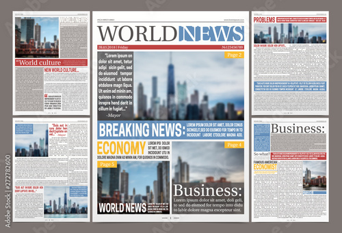 Daily Newspaper Template 