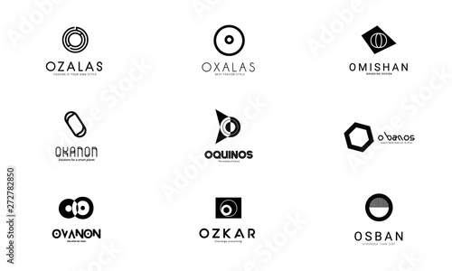 O Letter Alphabetic Logos 1