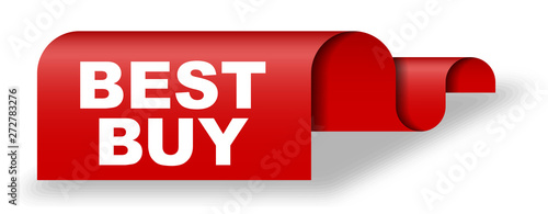 red vector banner best buy