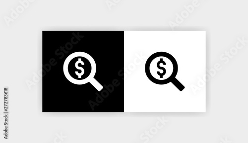 Free Download SEARCH MONEY Icon Flat Graphic Design - GFXLoad