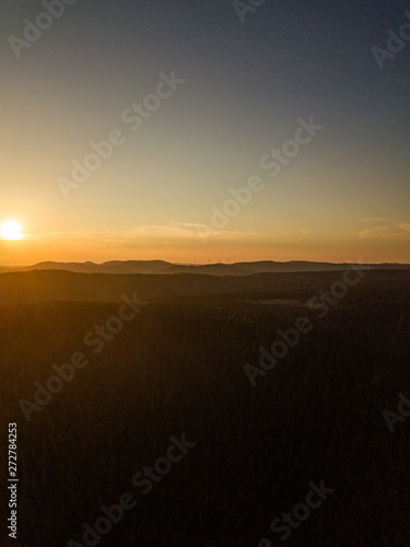 Colourful sunset in the Black Forest, Germany © Ingmar