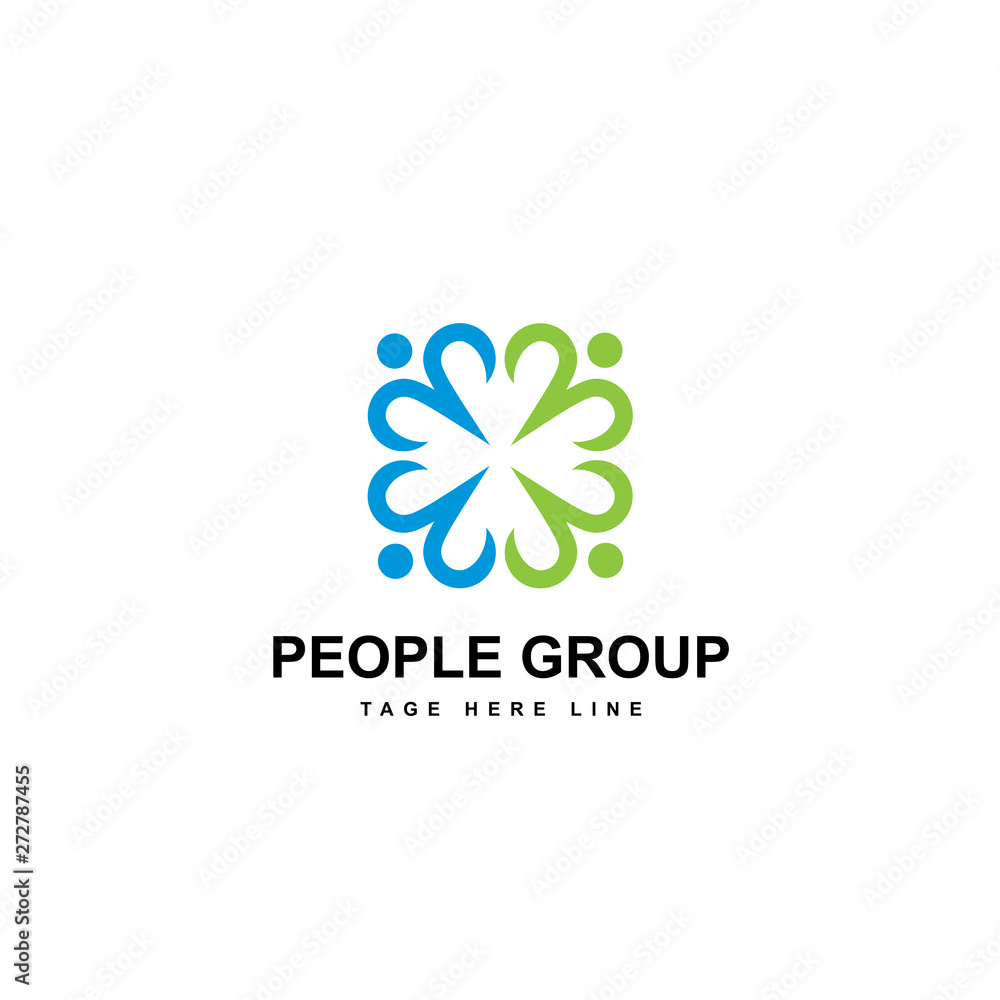 people group logo template people group logo template