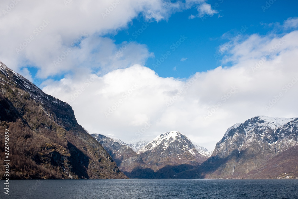 Beautiful view of Norwegian fjords