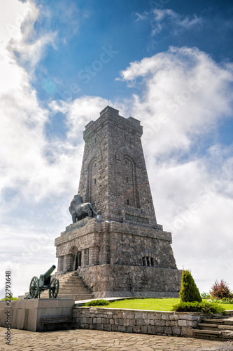 Monument to Freedom Shipka - Shipka  Gabrovo  Bulgaria. Memorial is situated on the peak of Shipka in the Balkan Mountains near Gabrovo  Bulgaria.