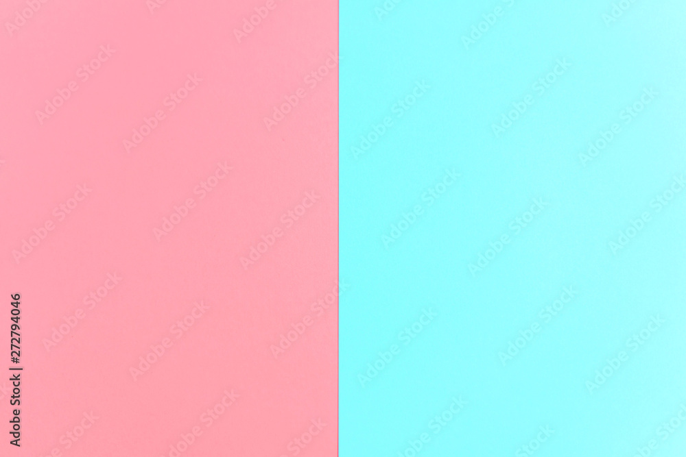 Blue and pink paper background
