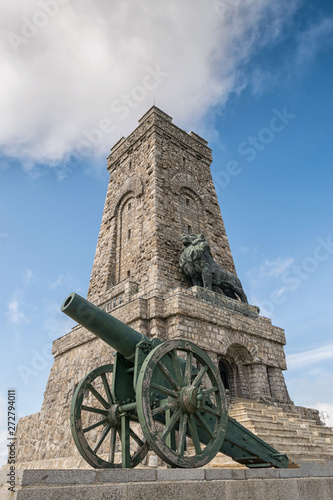 Monument to Freedom Shipka - Shipka, Gabrovo, Bulgaria. Memorial is situated on the peak of Shipka in the Balkan Mountains near Gabrovo, Bulgaria. photo