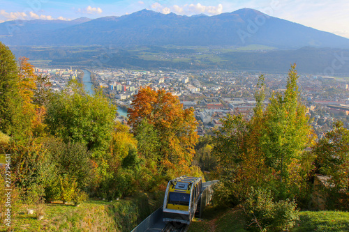  Hungerburgbahn with wagon funicular in Innsbruck, Austria photo