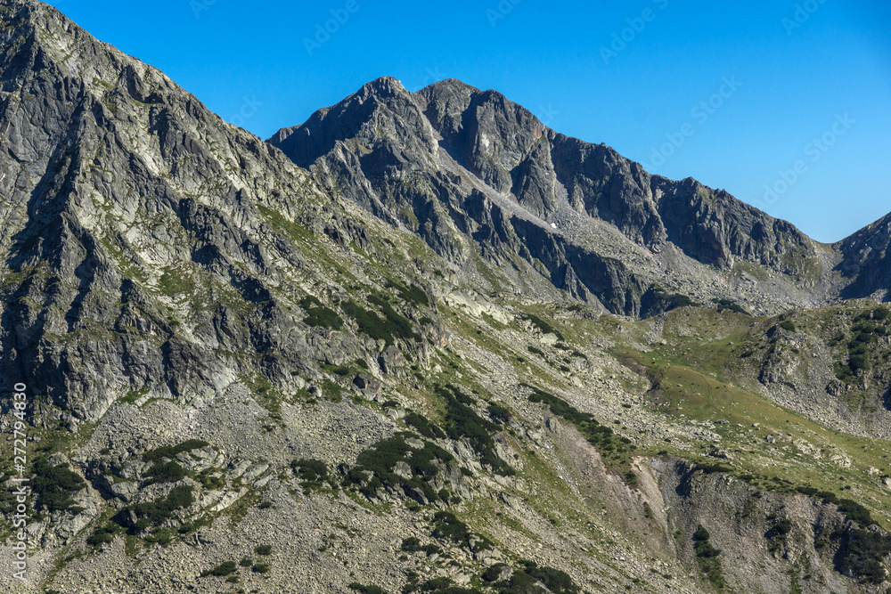 Landscape with Yalovarnika peak, Pirin Mountain, Bulgaria