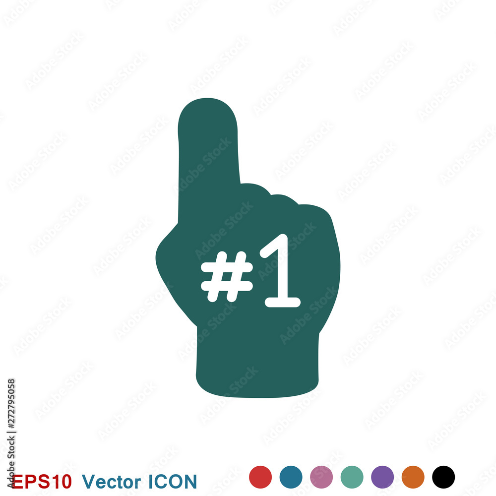 Champion vector icon, flat design for web or mobile app, award symbol. Champion vector icon, flat design for web or mobile app, award symbol.