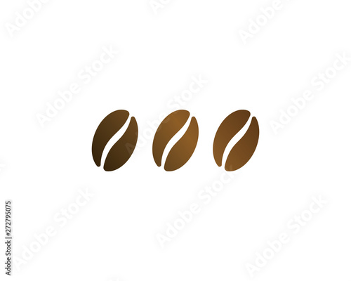 vector coffee beans template vector icon illustration