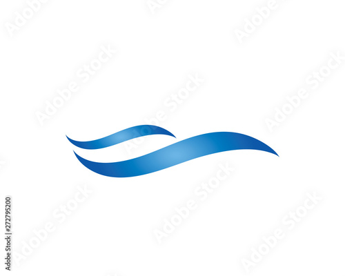 Water Wave symbol and icon Logo Template