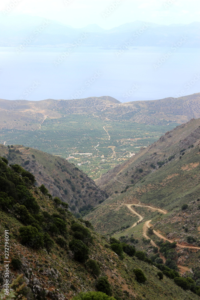 Kreta, Kavousi, Wanderung, Panorama