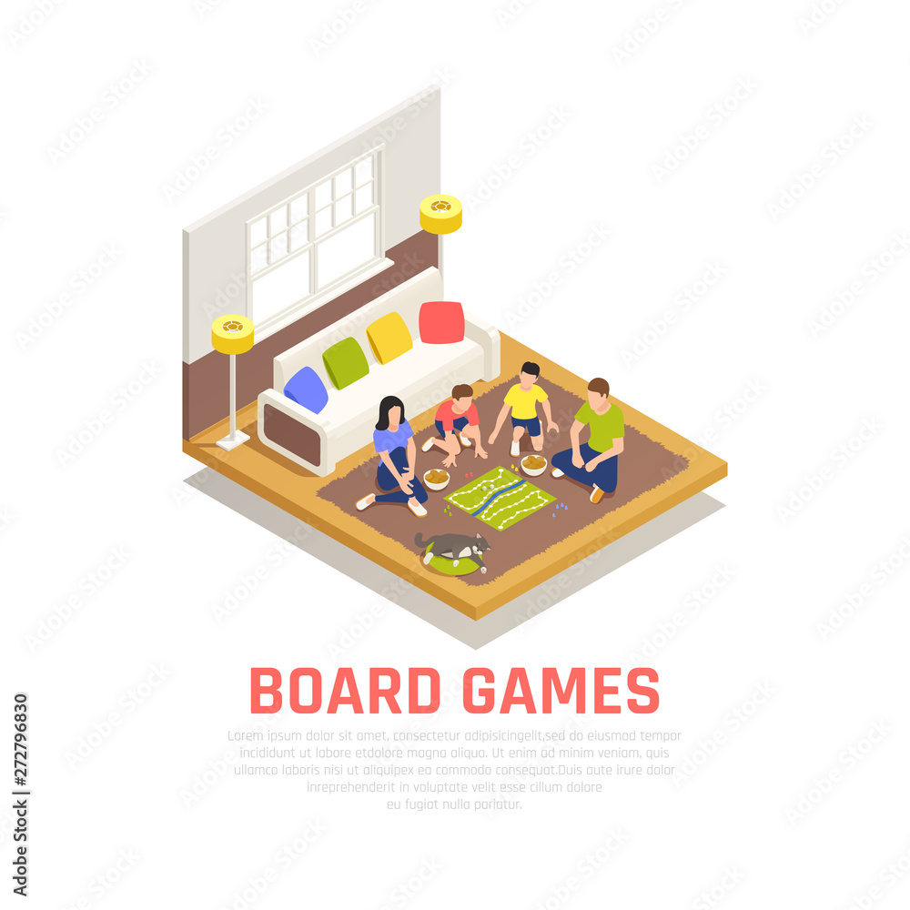 Board Games Concept