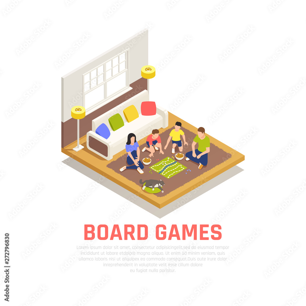 Board Games Concept Board Games Concept