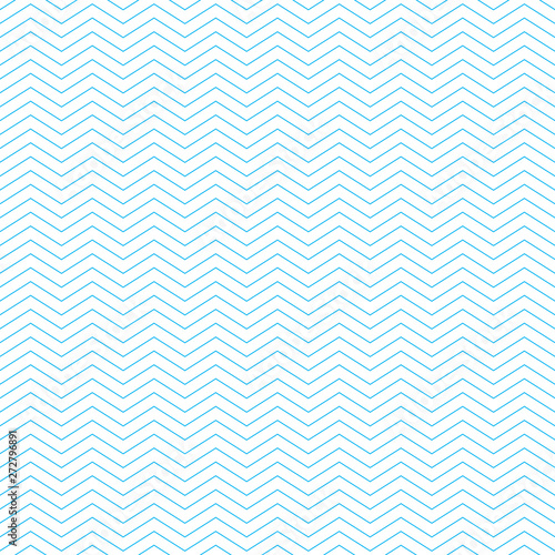 Seamless mint and white zig zag pattern vector