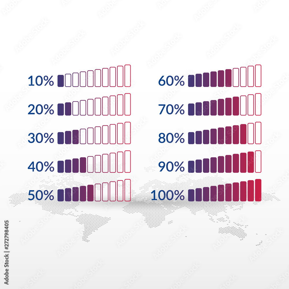 Percentage Vector Infographics 10 20 30 40 50 60 70 80 90 100 Percent percentage-vector-infographics-10-20-30-40-50-60-70-80-90-100-percent