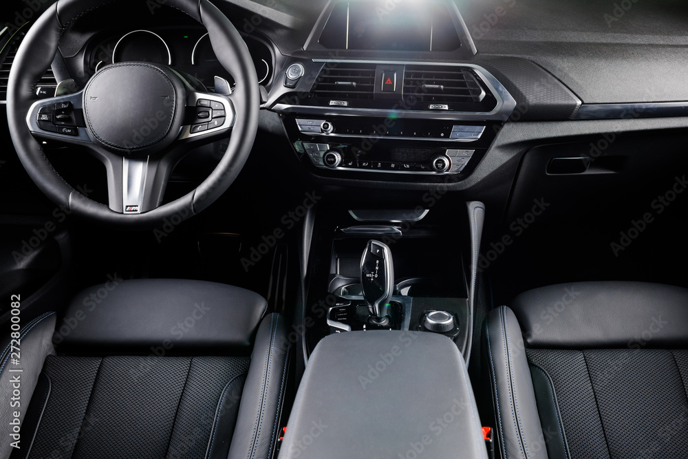 Interior of prestige modern car. Interior of prestige modern car.