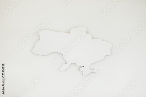 White world map on background
