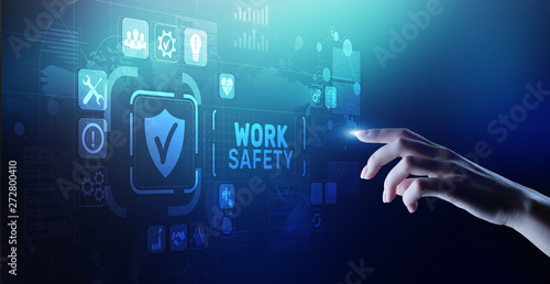 Work safety instruction standards law insurance industrial technology and regulation concept. © WrightStudio