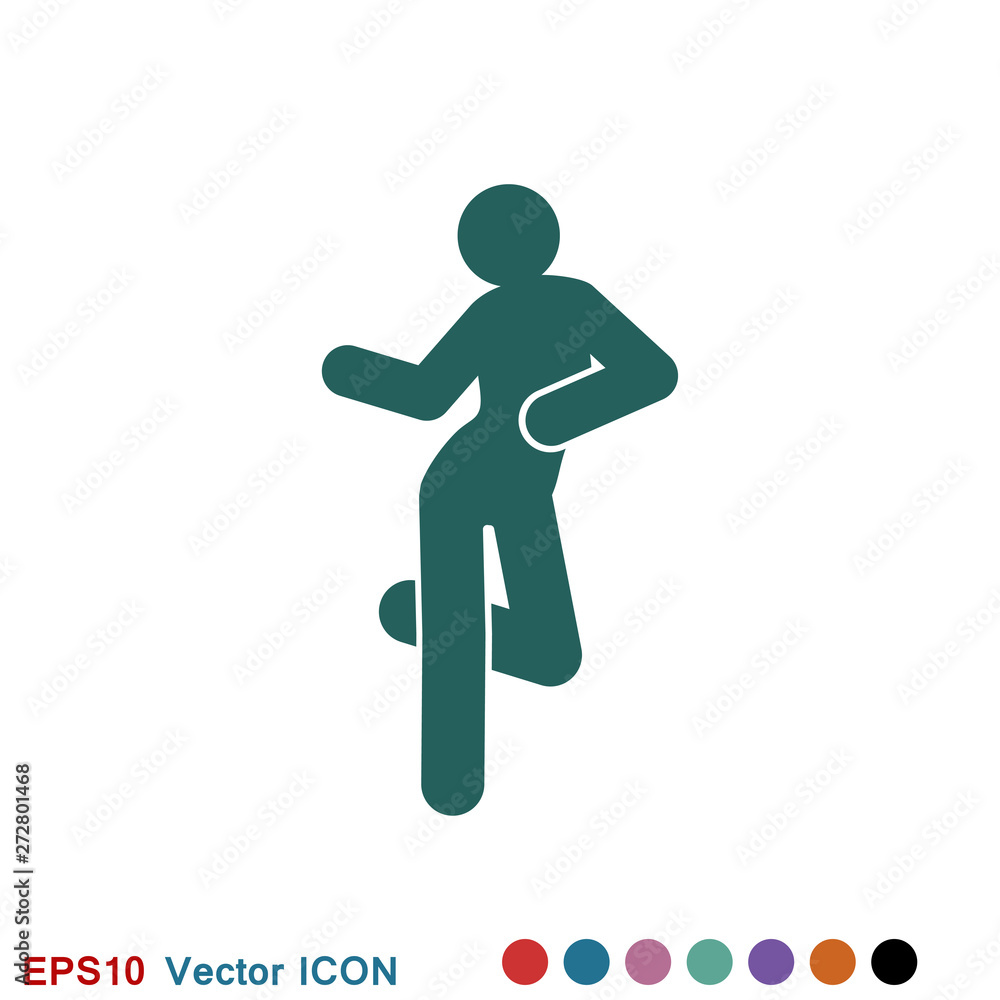 Dancing vector icon. Illustration on background, people dance Dancing vector icon. Illustration on background, people dance