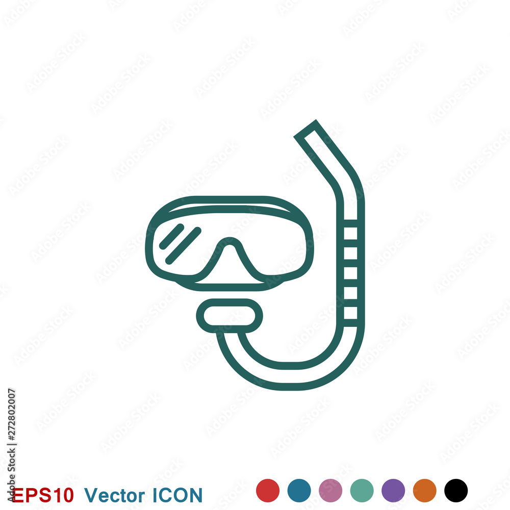 Diving icon, water sport vector sign, symbol Diving icon, water sport vector sign, symbol