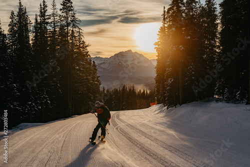 Sunset in the Canadian Rockies