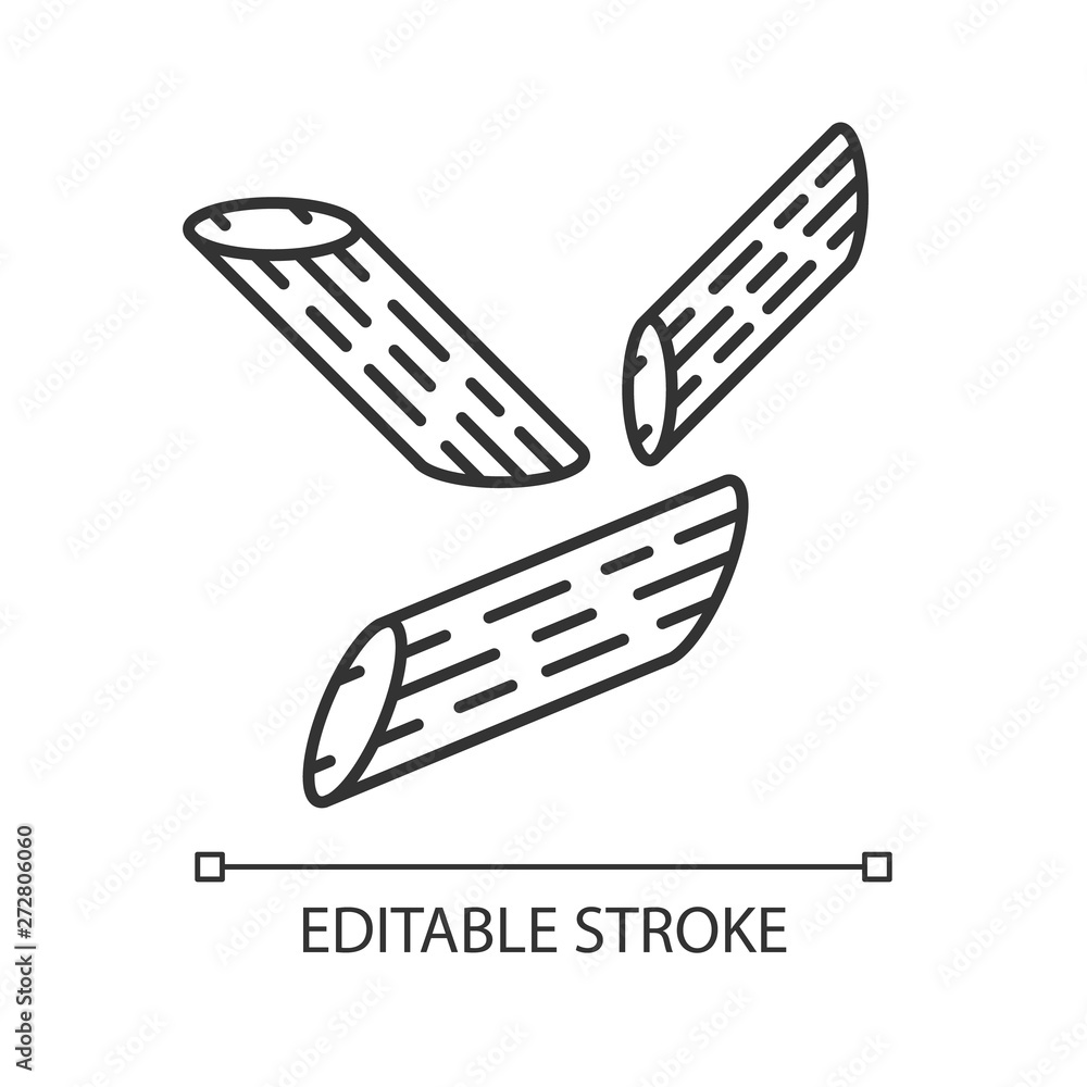 Obraz premium Penne linear icon