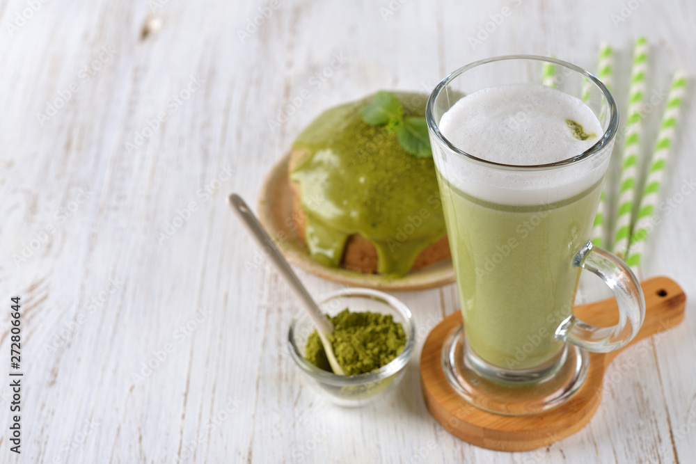 Matcha green tea latte Matcha green tea latte