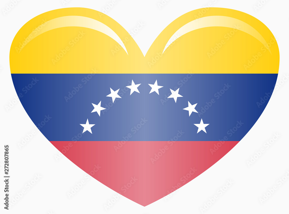 Flag of Venezuela. Civil variant. Accurate dimensions, element proportions and colors.