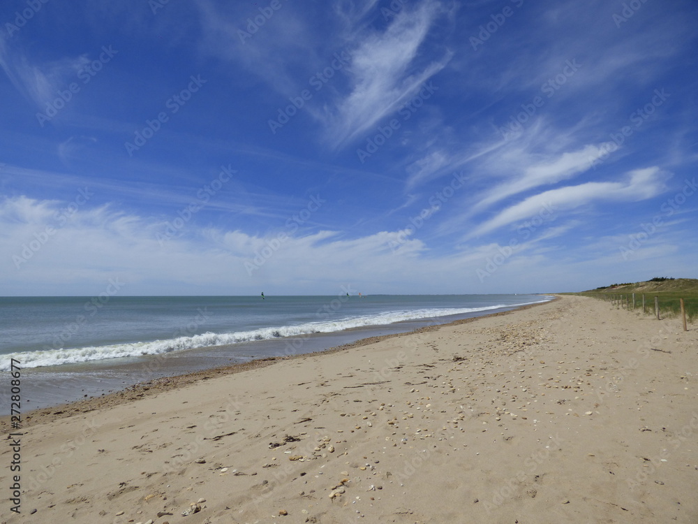 Plage de la Bergère en Vendée Fromentine