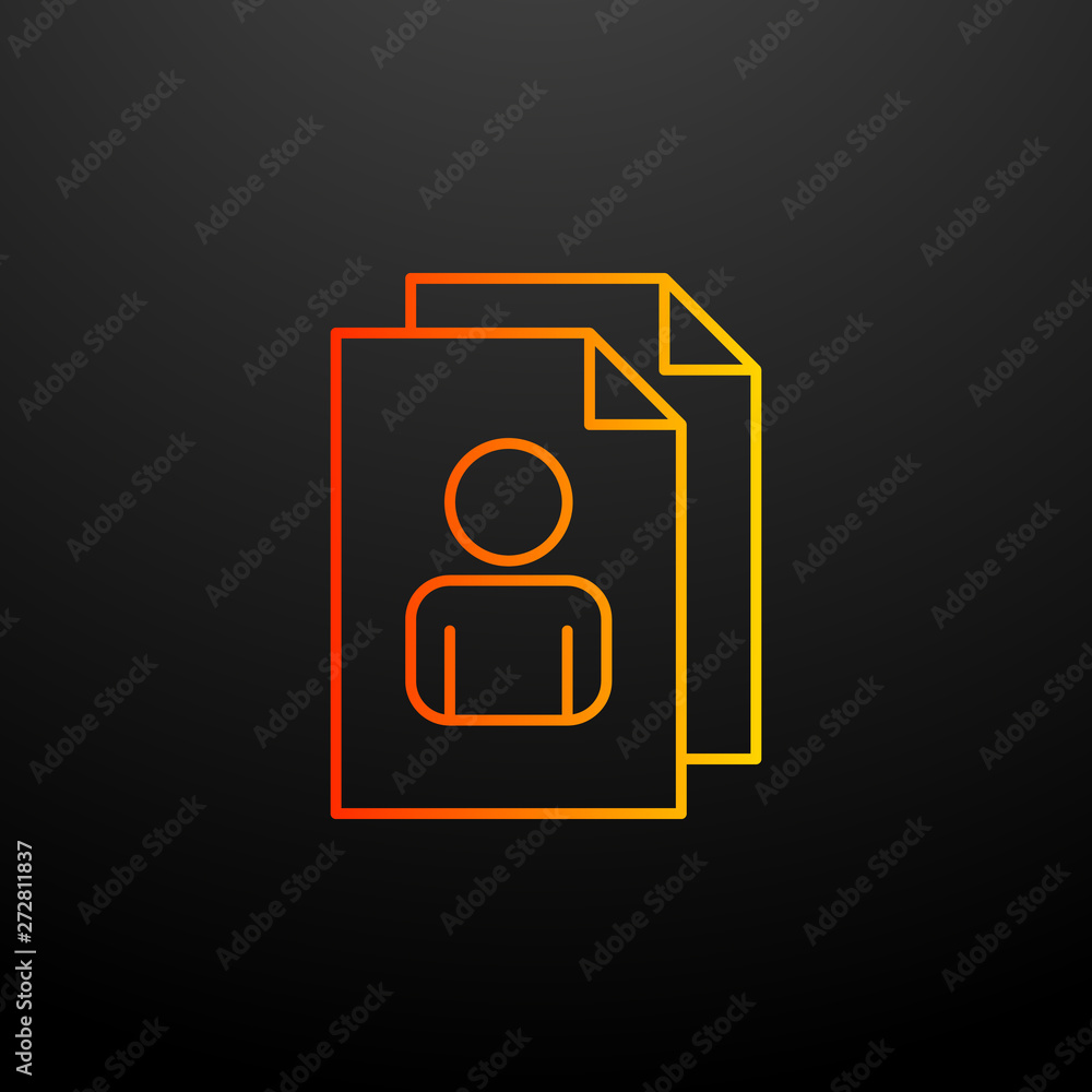resume of the employee nolan icon. Elements of business organisation set. Simple icon for websites, web design, mobile app, info graphics resume of the employee nolan icon. Elements of business organisation set. Simple icon for websites, web design, mobile app, info graphics