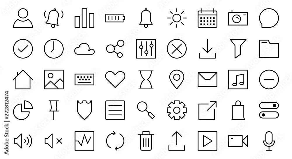 User Interface Icon Set User Interface Icon Set
