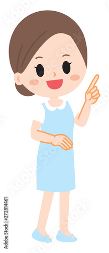 Illustration of dental hygienist and dental assistant