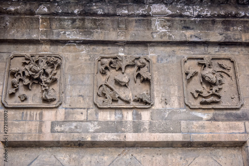 The Wangs Courtyard, Shanxi, China. The famous historical site is in Lingshi County, Jinzhong City, Shanxi province.