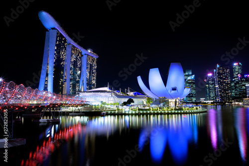 Singapore by night