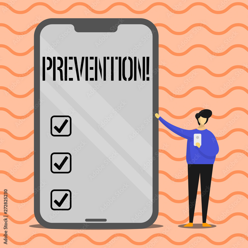 Word writing text Prevention. Business photo showcasing Stopping something from happening Healthcare Protection Word writing text Prevention. Business photo showcasing Stopping something from happening Healthcare Protection