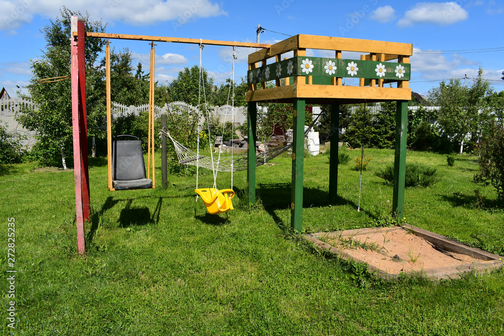 Swing on the Playground.