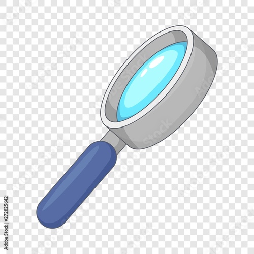 Magnify icon. Cartoon illustration of magnify vector icon for web