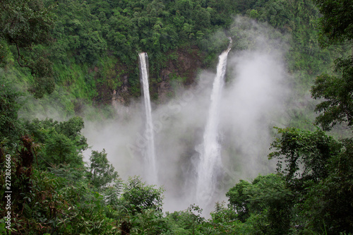Tadfan Waterfall   Beautiful waterfall in Laos.