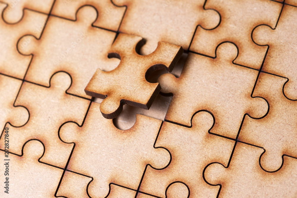Puzzle close up Puzzle close up