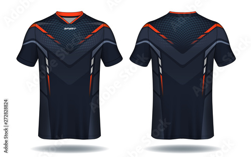 Soccer jersey template.sport t-shirt design.