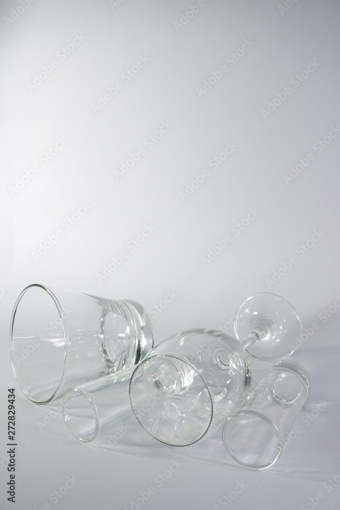 glass with space glass with space